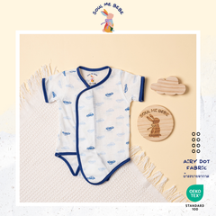 Bebe suit Airy Dot fabric - Short-sleeved